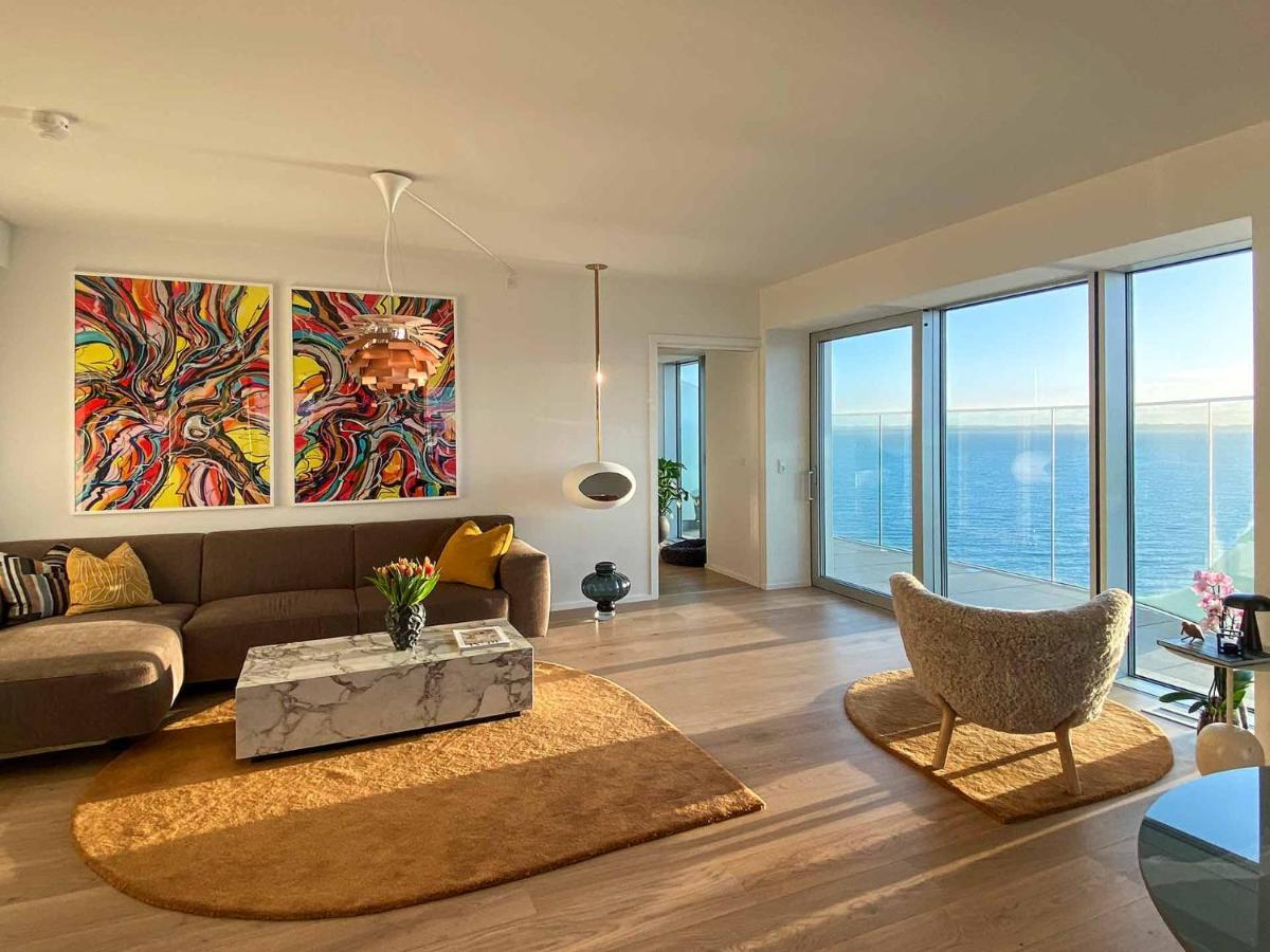 Amazing Sea View Apartment Århus Exterior foto